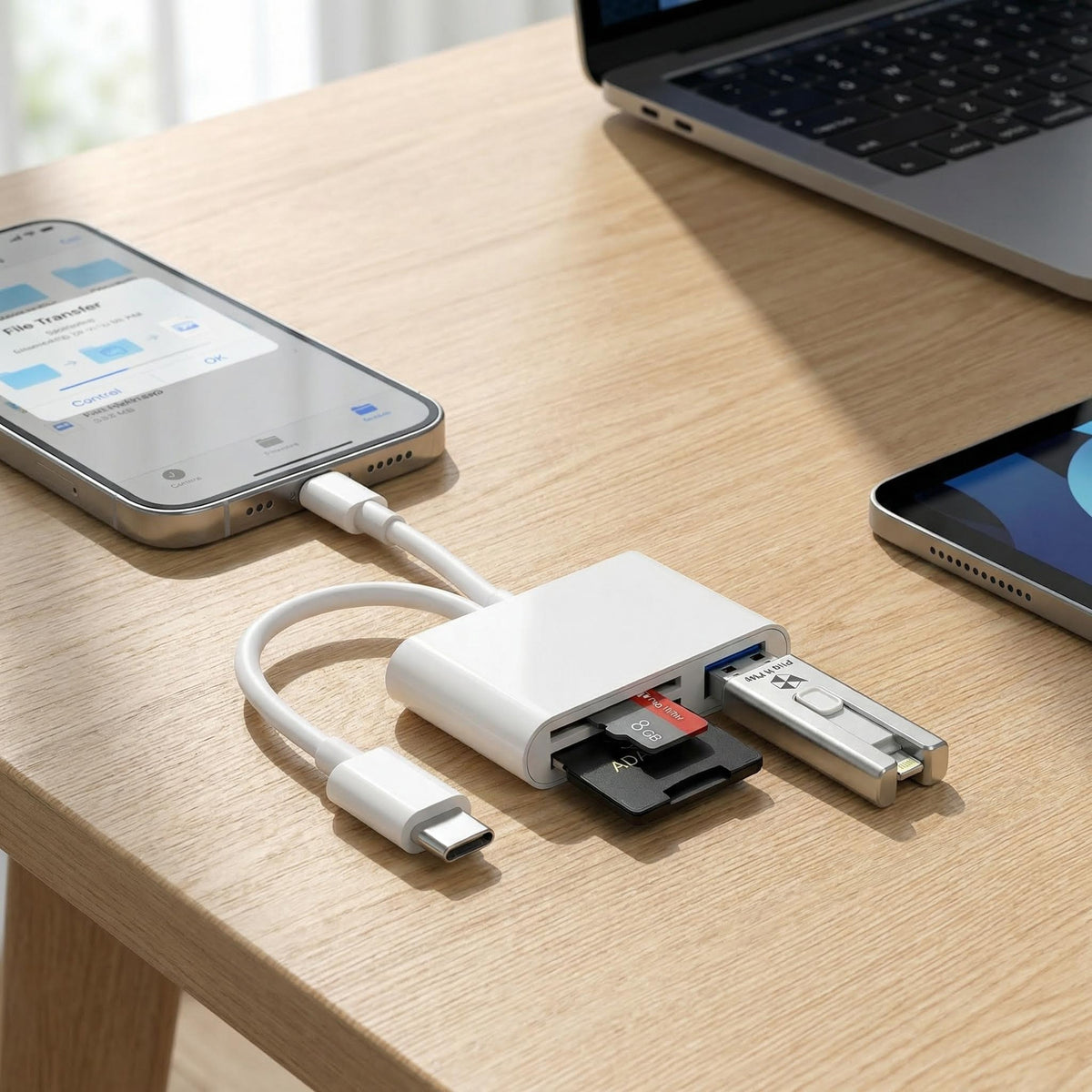 Multi Kaartlezer voor Telefoon en PC