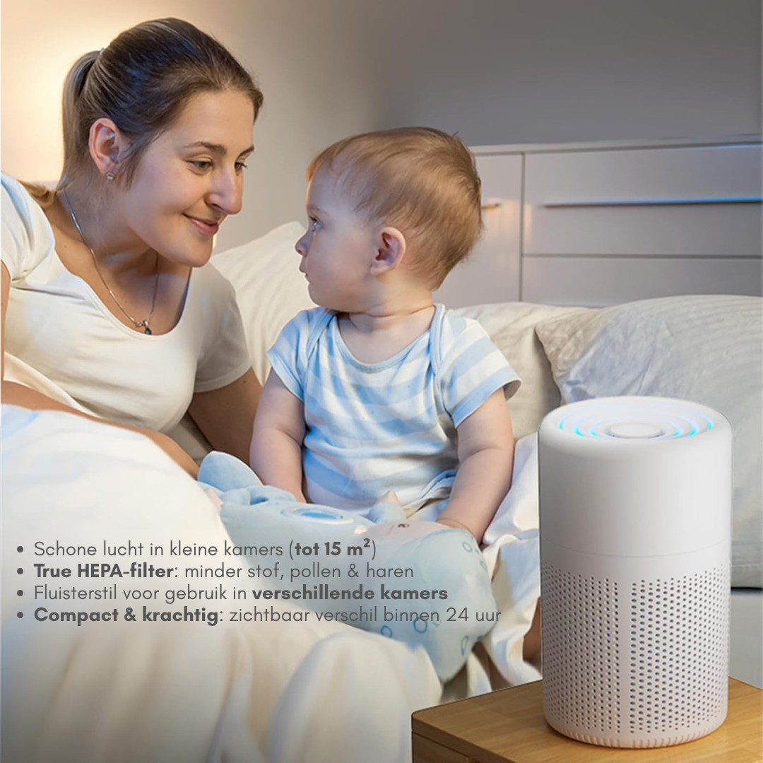 Aeriqo™ Luchtreiniger met HEPA filter