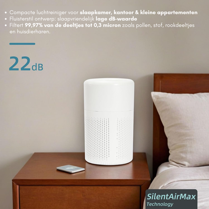 Aeriqo™ Luchtreiniger met HEPA filter