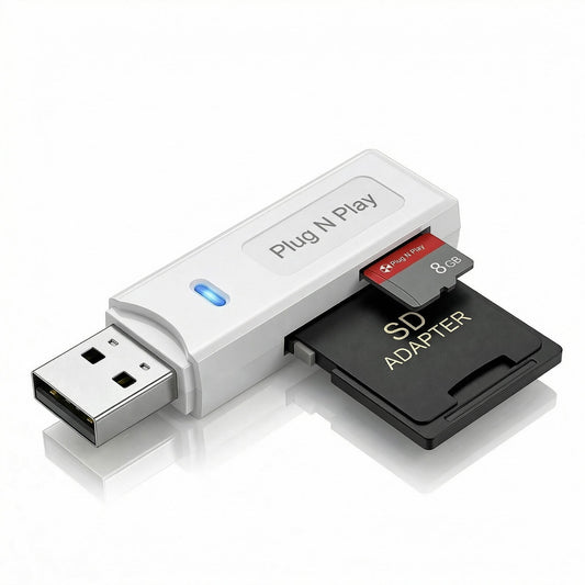 USB 3.0 Flashdrive met SD Kaartslot